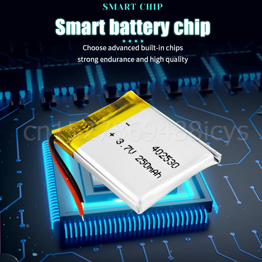 402530 250mah 3 7 V литиевая полимерная аккумуляторная батарея для GPS MP3 светильник умные