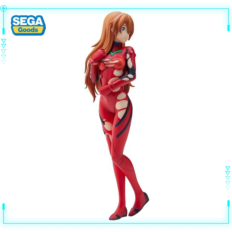 

SEGA оригинальная Подлинная фигурка SPM NEON GENESIS EVANGELION EVA Souryuu Asuka Langley на пляже 21 см аниме фигурка модель игрушка