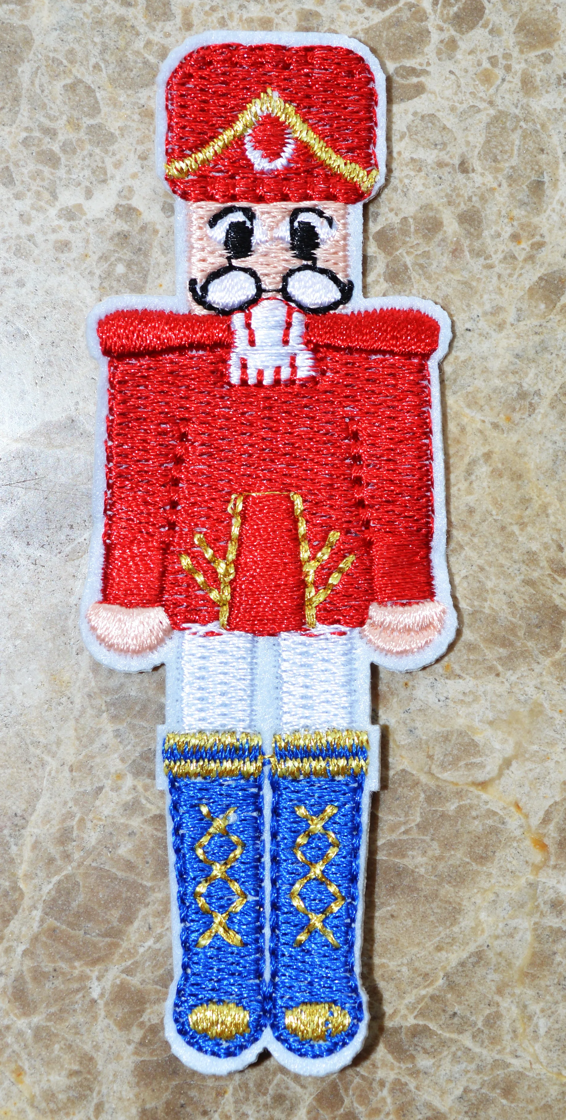 

Горячая распродажа! ~ Красное платье британского солдата, синие трусики, патчи для пришивания, Аппликации, изготовлены из ткани, 100% качество