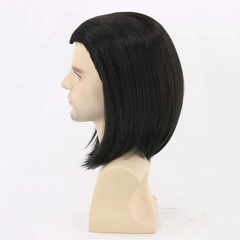 Парик вампира HAIRJOY черные короткие парики для косплея мужчин синтетические