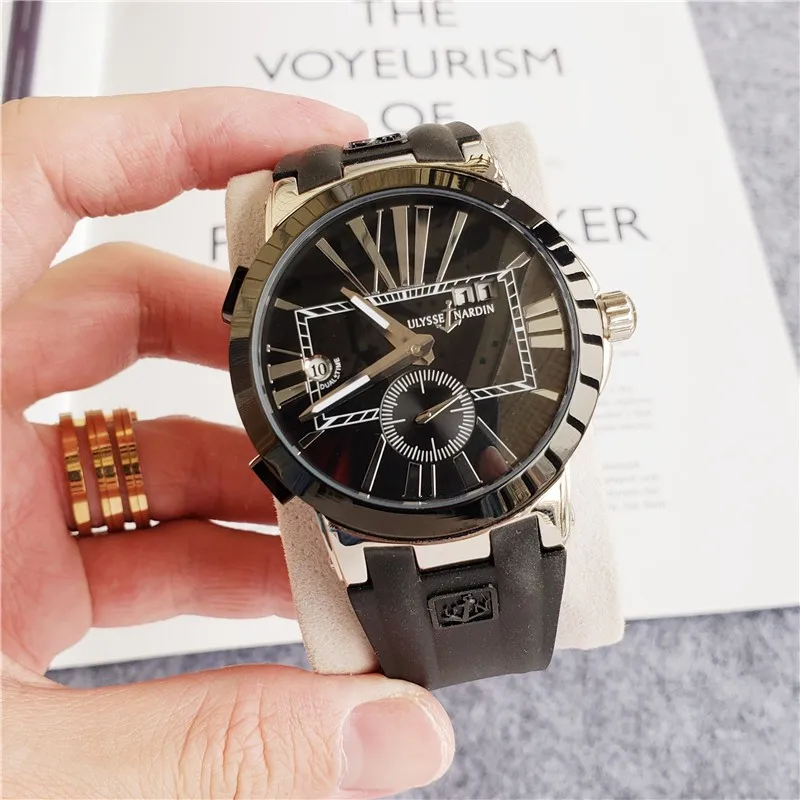

Men's Luxury Automatic Mechanical Ocean MARINE Watch - Kinetic Energy Display, Blue Dial, Ulysse Clasp