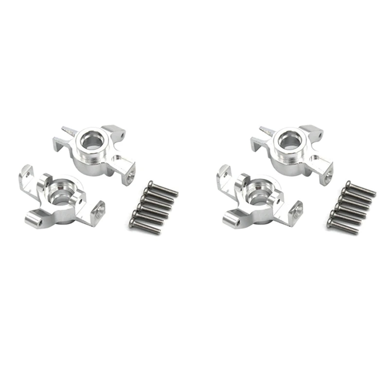 

2X Metal Steering Cup Steering Block For MJX Hyper Go 14301 14302 1/14 RC Car Upgrades Parts Accessories, Silver