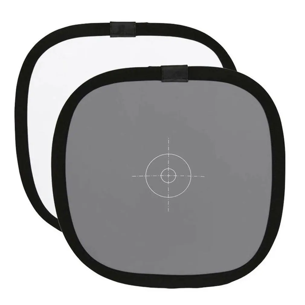 

2in1 Grey White Balance Card 12'' 30CM 18% White Balance Card Mini Gray Card Photographic Calibration Camera Checker DSLR