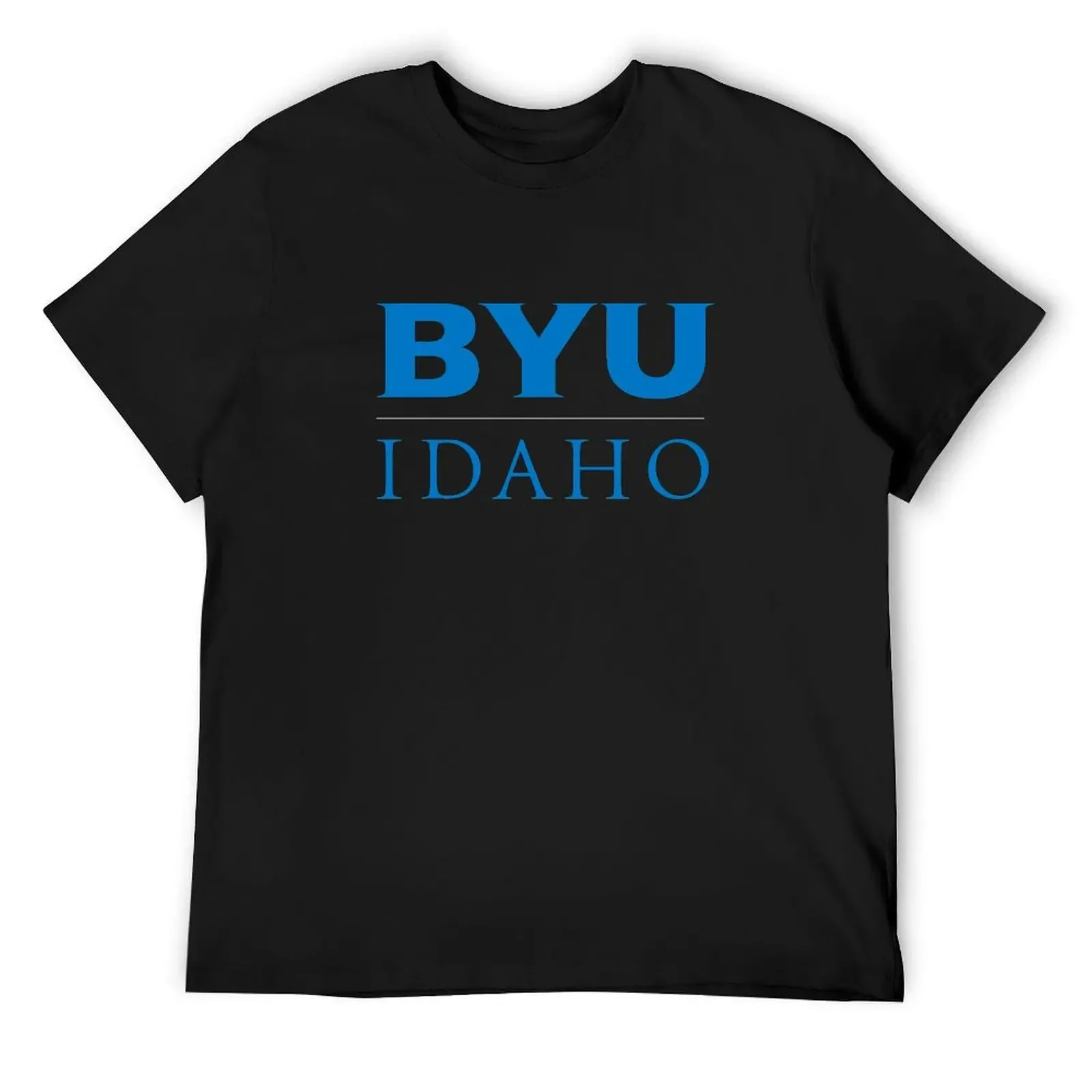 Футболка Brigham College in Idaho с графическим рисунком винтажная аниме-рубашка мужская