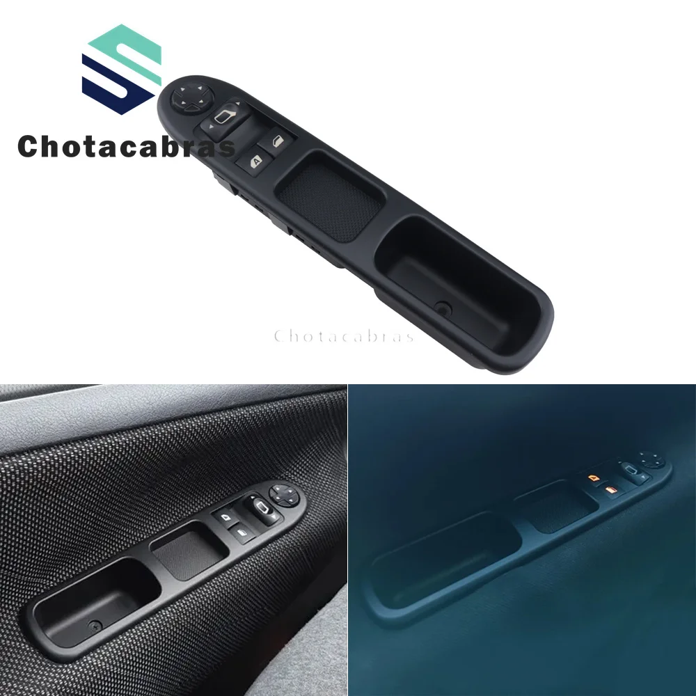 6554.QC LHD&ampRHD For Citroen C3 Picasso Peugeot 207 CC SW Electric Power Master Window Control Switch Regulator Lifter Button