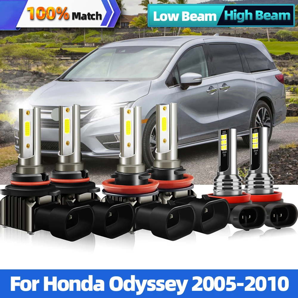 

H11 LED Headlights 9005 HB3 9006 HB4 90W LED Fog Lamp Bulb 12V 12000LM 6000K White Car Headlamp For Honda Odyssey 2005-2010