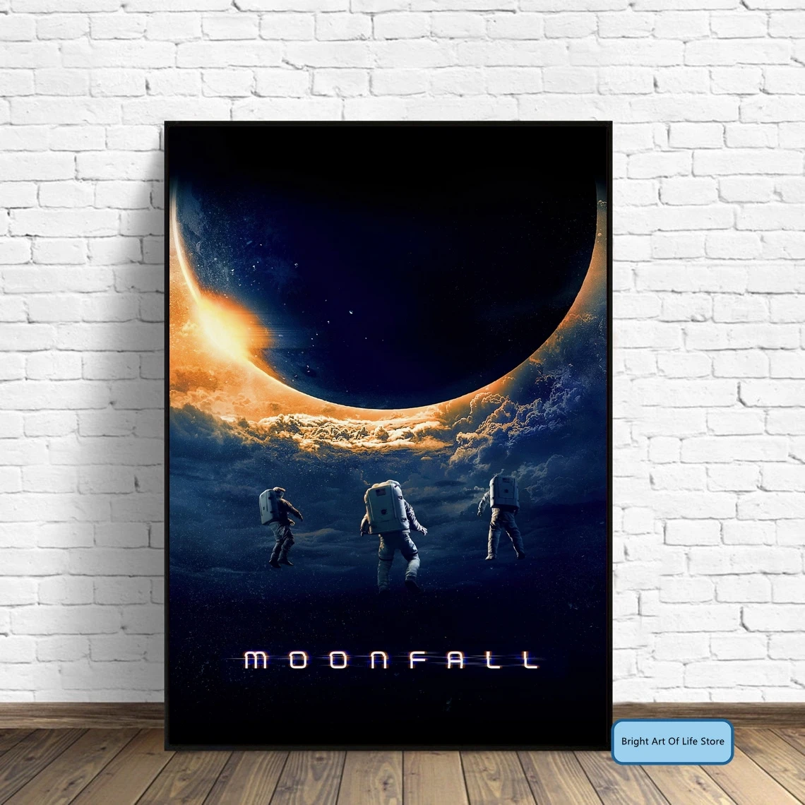 

Moonfall (2022) Movie Poster Star Actor Art Cover Canvas Print Decorative Painting (No Frame)