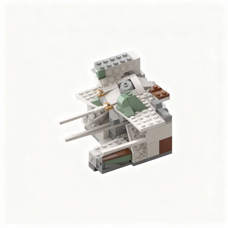224 детали MOC Star Battle Elf X-Wing: конструктор, модель, игрушка, архитектурный набор, DIY, креативный подарок на Рождество, развивающий конструктор (art.: 3920d7b02bf95) - 3920d7b02bf95