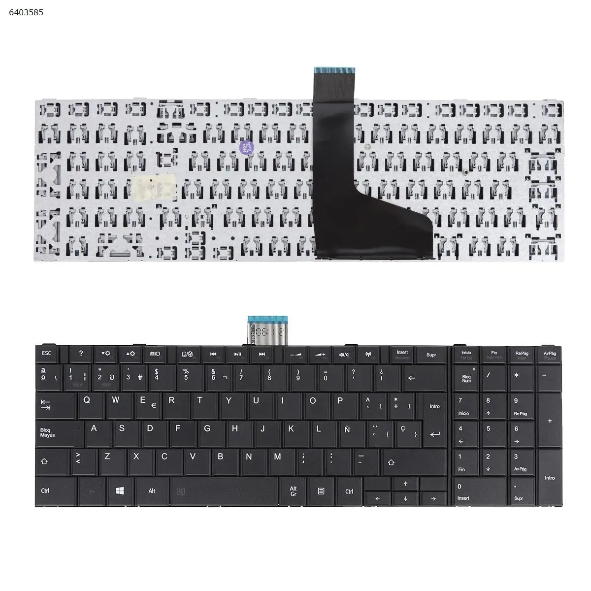

SP Laptop Keyboard for TOSHIBA L55-A L55D-A L55t L55t-A L75-A L75D-A L75t-A BLACK