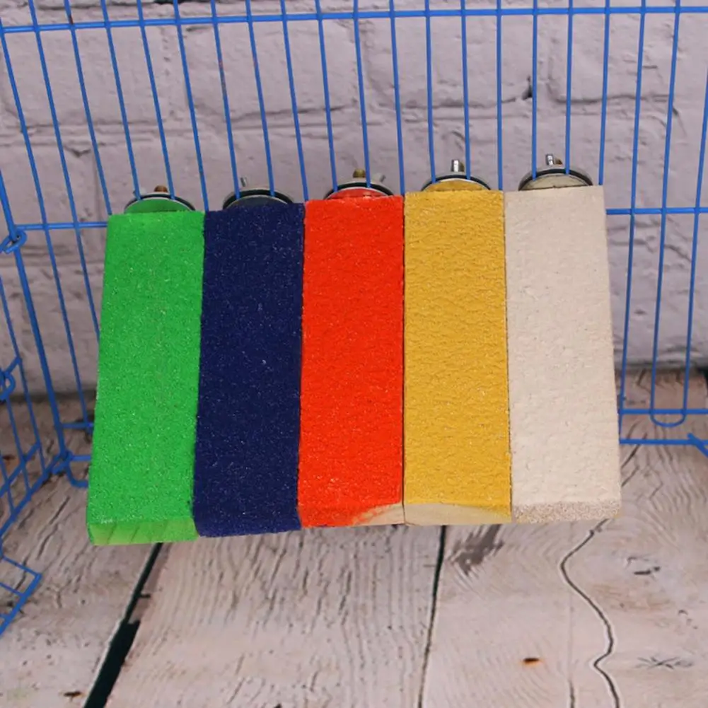 

Деревянная прыгающая платформа с птицами, шлифовальный коготь, Весенняя доска, окунь, аксессуары для Budgie, Lovebird, попугай