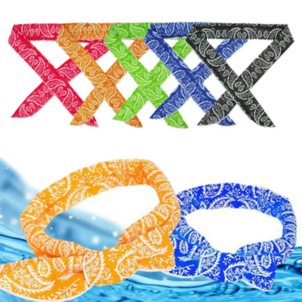 

Cooling Towel Soft Ice Scarf Cold Feeling Neck Cooling Scarf Towel