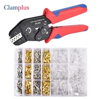 sn 58b wire terminal crimping tool kit awg24 16 self adjusting ratcheting wire crimper 720pcs male and female spade connectors
