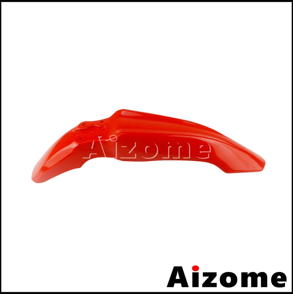 Переднее крыло для мотоцикла красное пластиковое внедорожника супермото эндуро