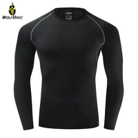 wosawe mens tight cycling base layer jersey warm windproof inner top shirts quick dry mtb bike bicycle long johns underwear