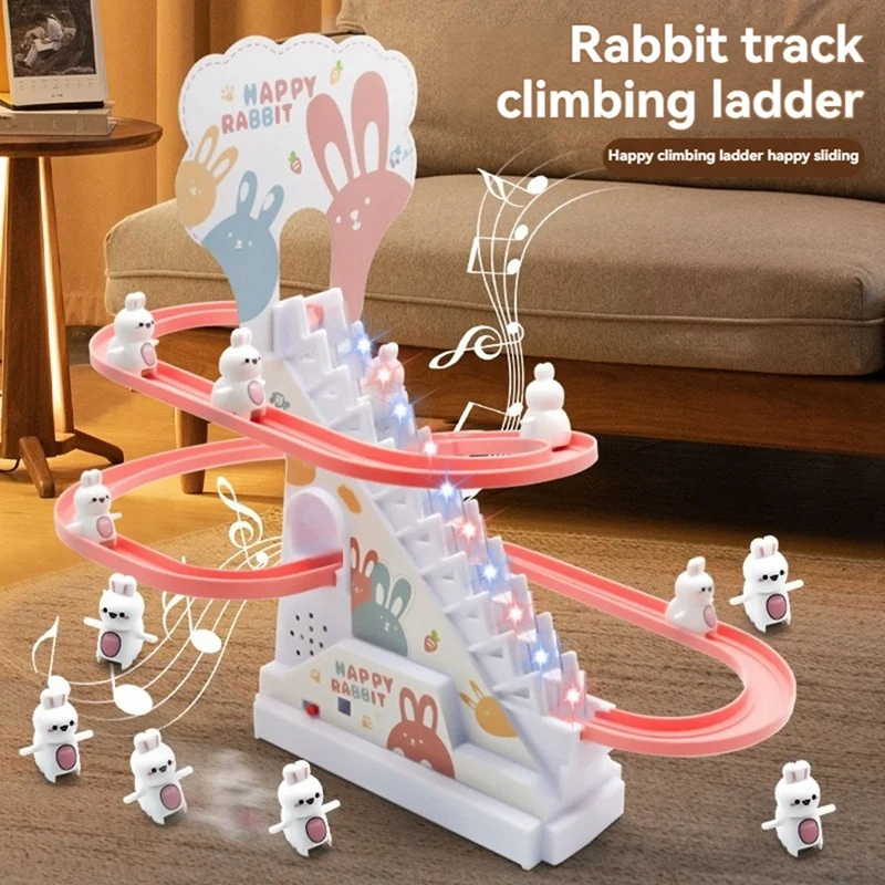 Лестница для восхождения кролика трек автоматическая горка Macey Bunny лестница
