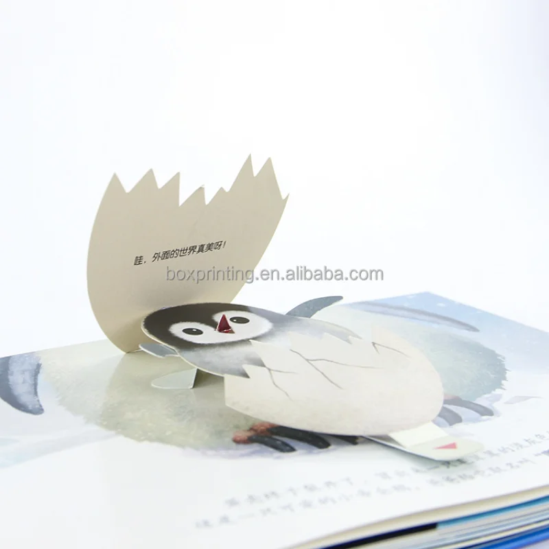 

High Quality Hardcover Cardboard Printing Pop Up Story Book Children