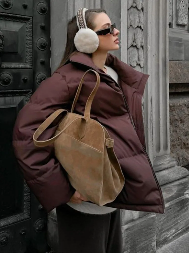 Винтажное женское зимнее утепленное хлопковое короткое пальто с воротником