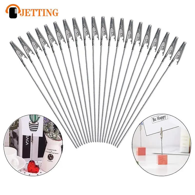 

10 шт. украшение для рабочего стола, разноцветная искусственная проволока, настольная карта, отметка, держатель с зажимом, предпочтительное место для стола, офисные принадлежности