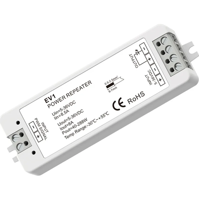Ретранслятор мощности для светодиодной ленты 2 4 А 1 канал