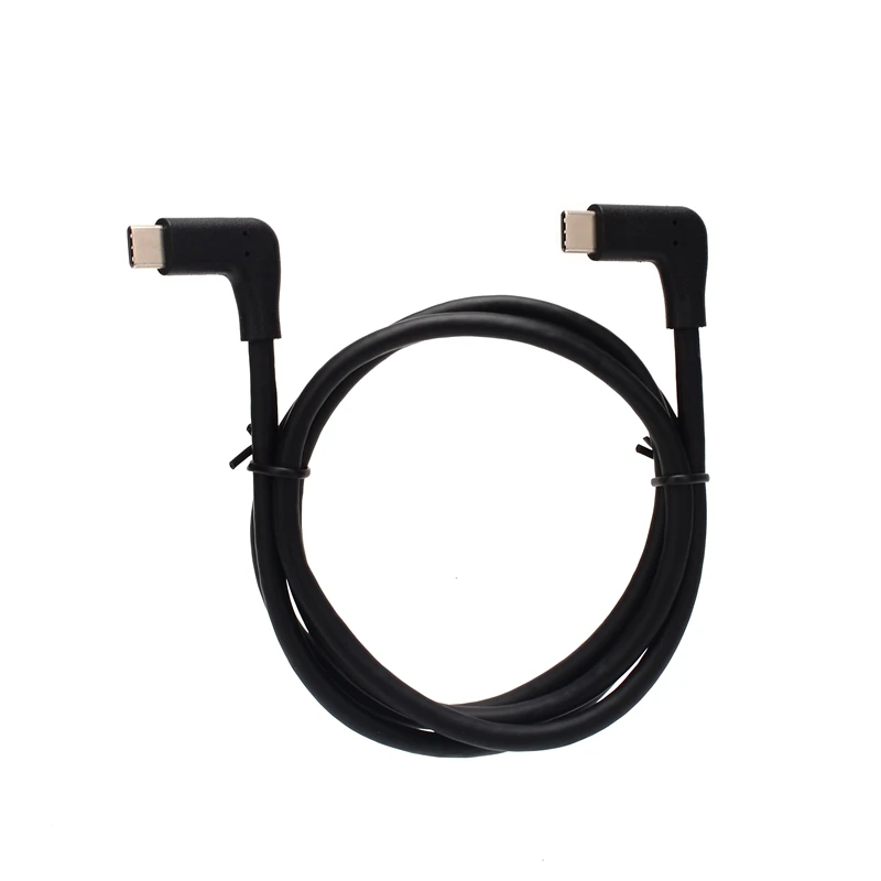 1 м 2 3 90 градусов коленчатый VR-кабель 5A 100 Вт 20 Гбит/с USB 3.2 Type C Gen2 кабель для