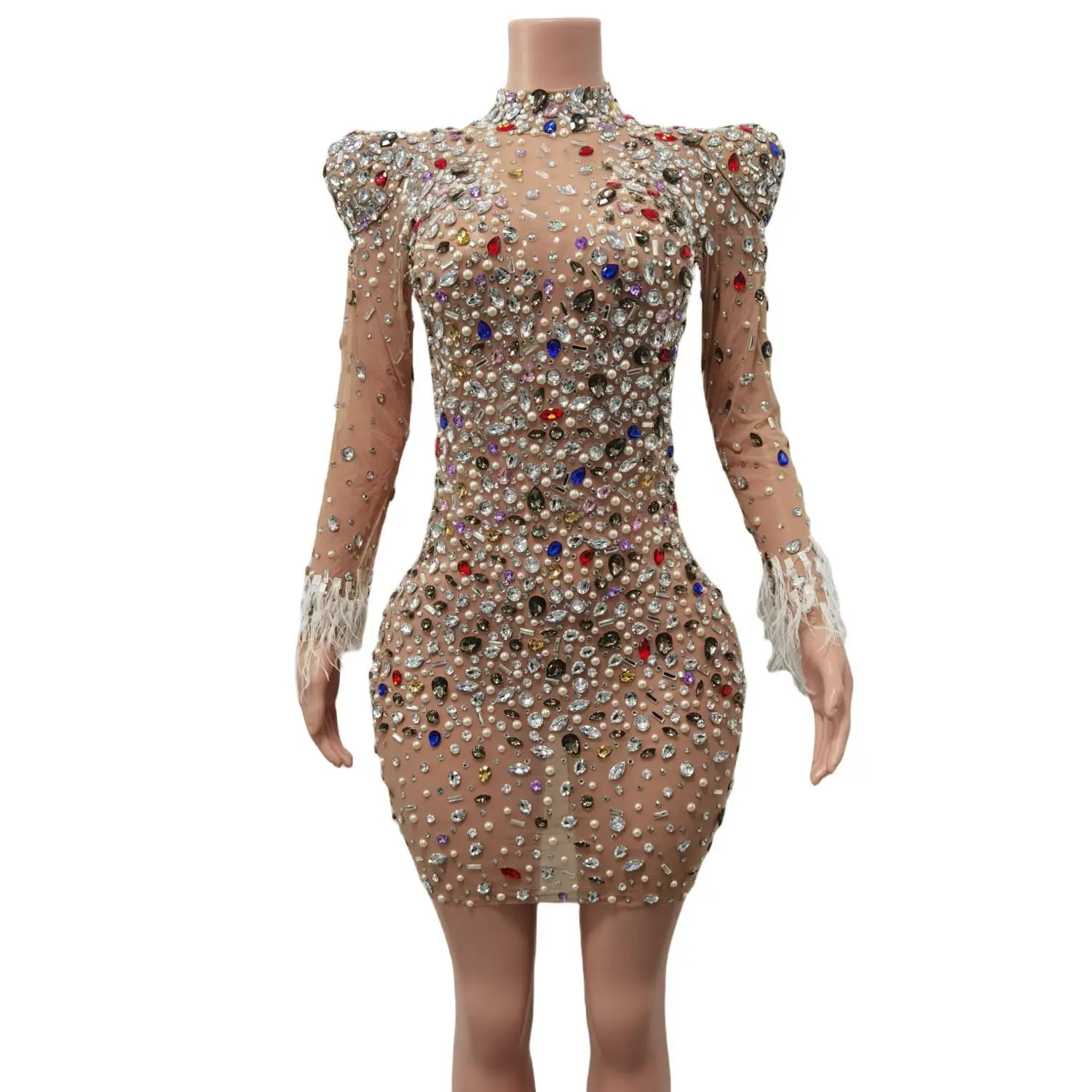 Сексуальные блестящие женские вечерние короткие платья танцевальная одежда для