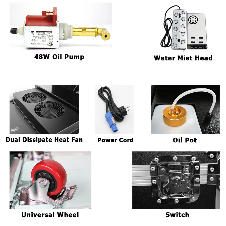 1-4 шт. 3000 Вт DJ оборудование для дискотеки Базовая туманная машина сценический