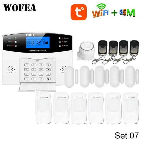 Wofea Tuya Smart Life WIFI GSM сигнализация - изображение