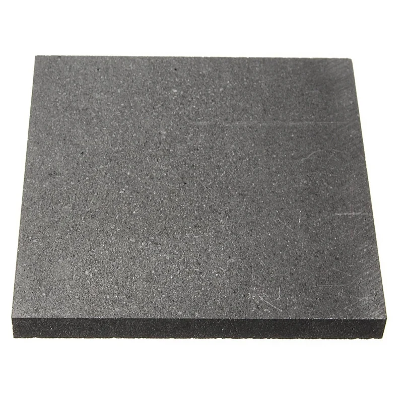 

5 Pcs 100X100x10mm 99.9%Pure Graphite Block Electrode Rectangle Plate