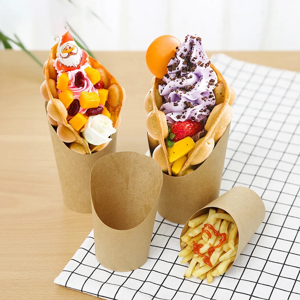 50 шт. упаковочное ведро для закусок картофеля фри чашки жарки конусы из