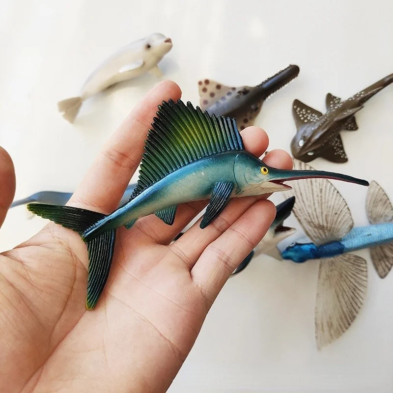 Реалистичные морские животные магнитные наклейки для холодильника милые 3D