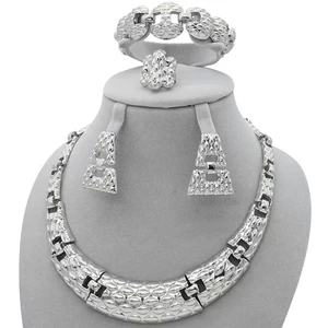 Young Fashion Jewelry Trend Jewelry Set 24K Exaggerated Jewelry Set