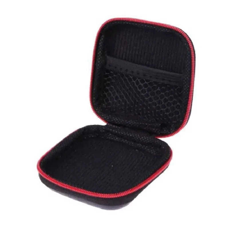 

Headset Bag Portable EVA Headset Bag Round Bluetooth Headset Zip Data Cable Storage Box Air Pods Case Headphones Storage Case