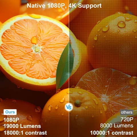 Проектор ThundeaL 3D TDA7W 2K 4K  для дома