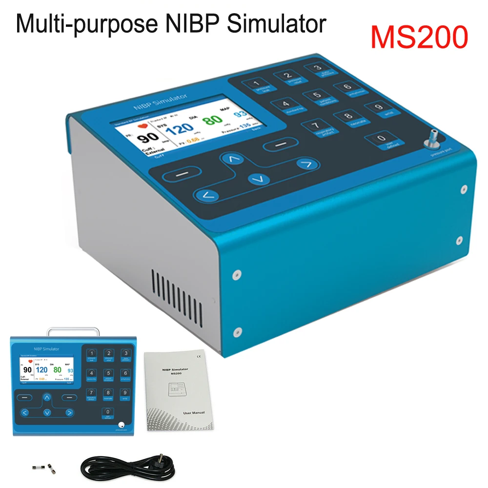 Многопараметрический симулятор SPO2 PR NIBP ECG IBP MS100 MS200 MS400 Биомедицинская