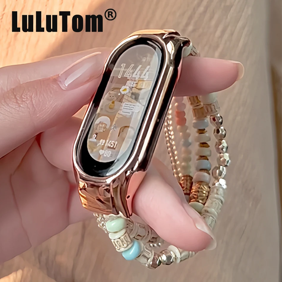 

Strap For Xiaomi Mi Band 8 7 Watch Band For Mi Band 5/6/4/3 Fashion Bohemian Chain Bracelet Miband Smartwatch Accessories Correa