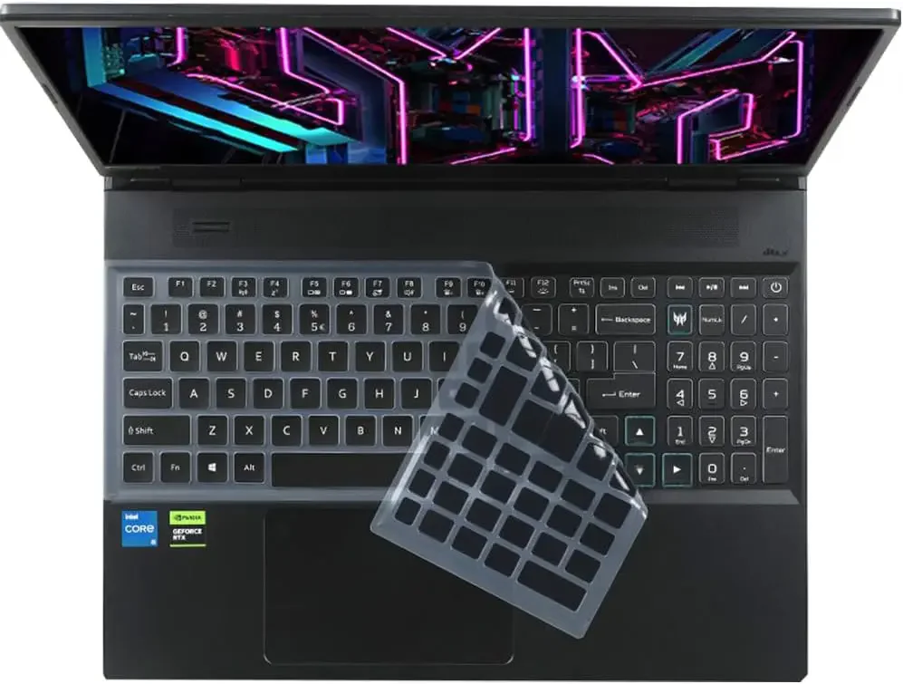 Силиконовый чехол для клавиатуры ноутбука Acer Predator Helios Neo 16 2024-i7 14700HX PH16-72/Neo16 PHN16-72