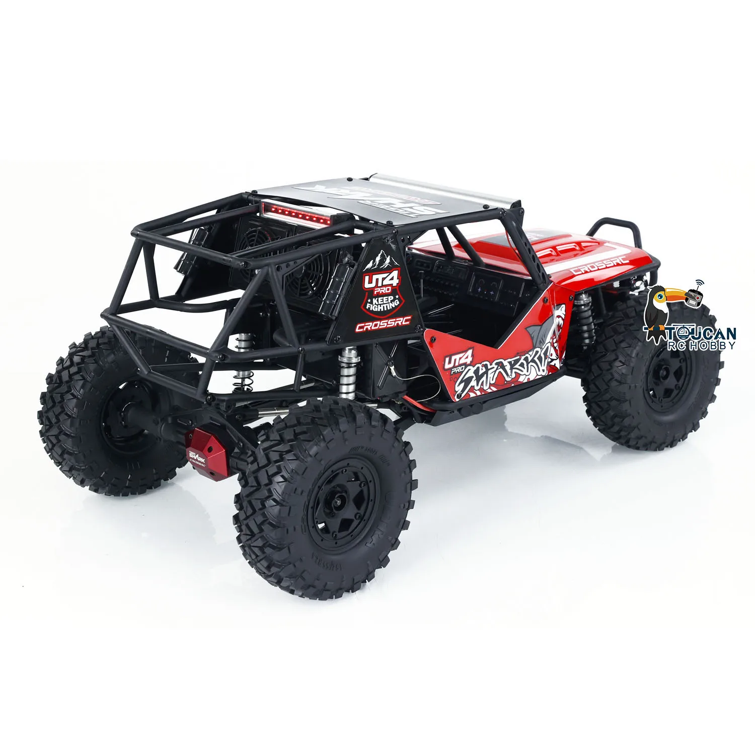 CROSSRC 1/7 RC Car Rock Crawler UT4 Pro Tiger Shark