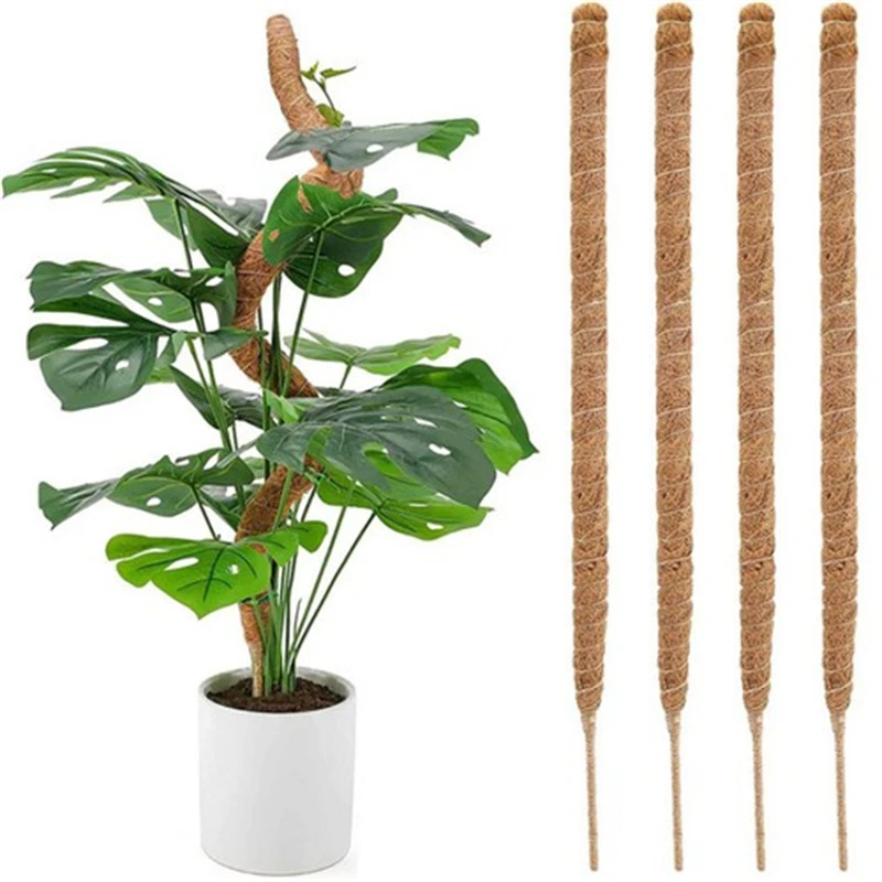 60cm Plant Climbing Rod Plant Support Garden DIY Modeling Climbing Vine Coconut Palm Rod Can Be Bent and Shaped Moss Rod Garden