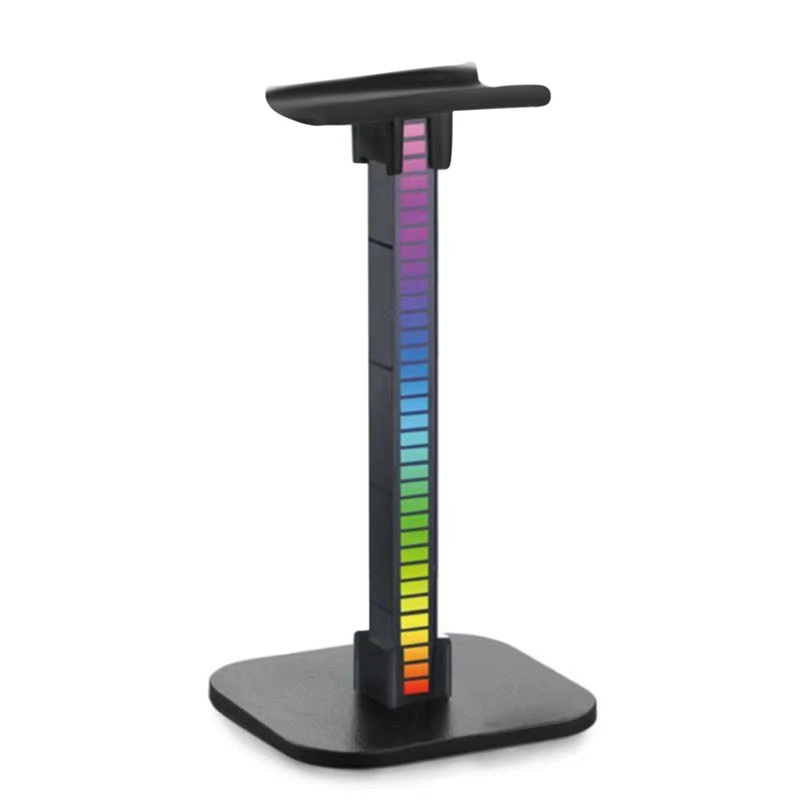 

RGB Headset Stand With LED Base/USB Pickup Light Computer Desktop Headphone Display Holder PC Game Earphone Accessories