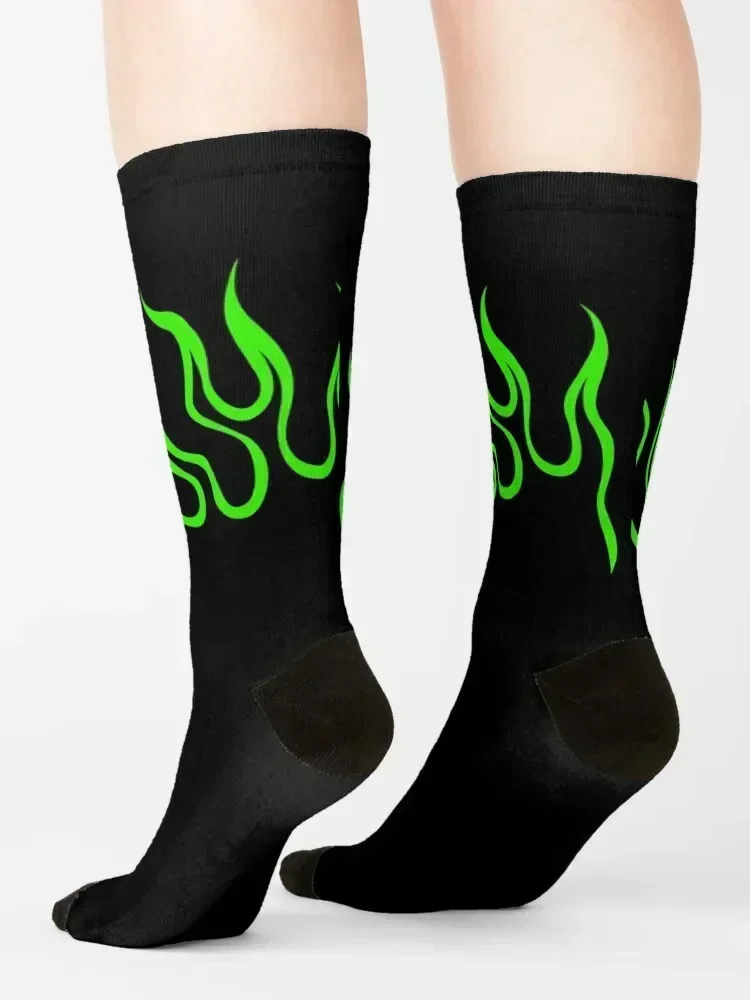 Носки Green Flames FASHION баскетбольные детские женские носки с подогревом мужские
