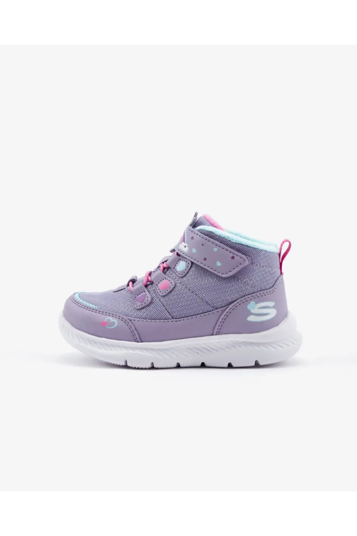 

COMFY FLEX 2.0 Little Girls Purple Boots Textile Flat Heel Sports Cool Comfort & Bootie Shoes