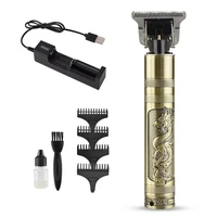 rechargeable vintage t9 hair cutting machine trimmer cordless hair finishing beard clipper for men electric shaver razors