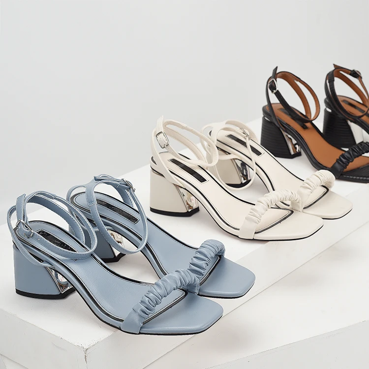

Comfort Shoes for Women Black Platform Sandals Summer Heels Open Toe Med Suit Female Beige Buckle Strap Large Size Espadrilles G