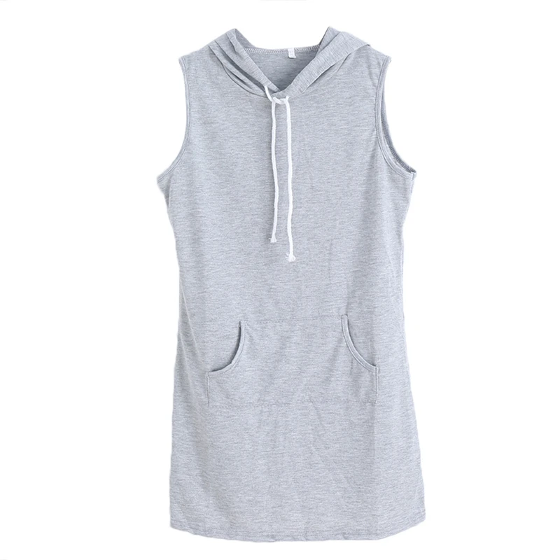 

Sexy Women Boho Hooded Bodycon Sleeveless Sexy Party Cocktail Mini Dress Fashion P8DB