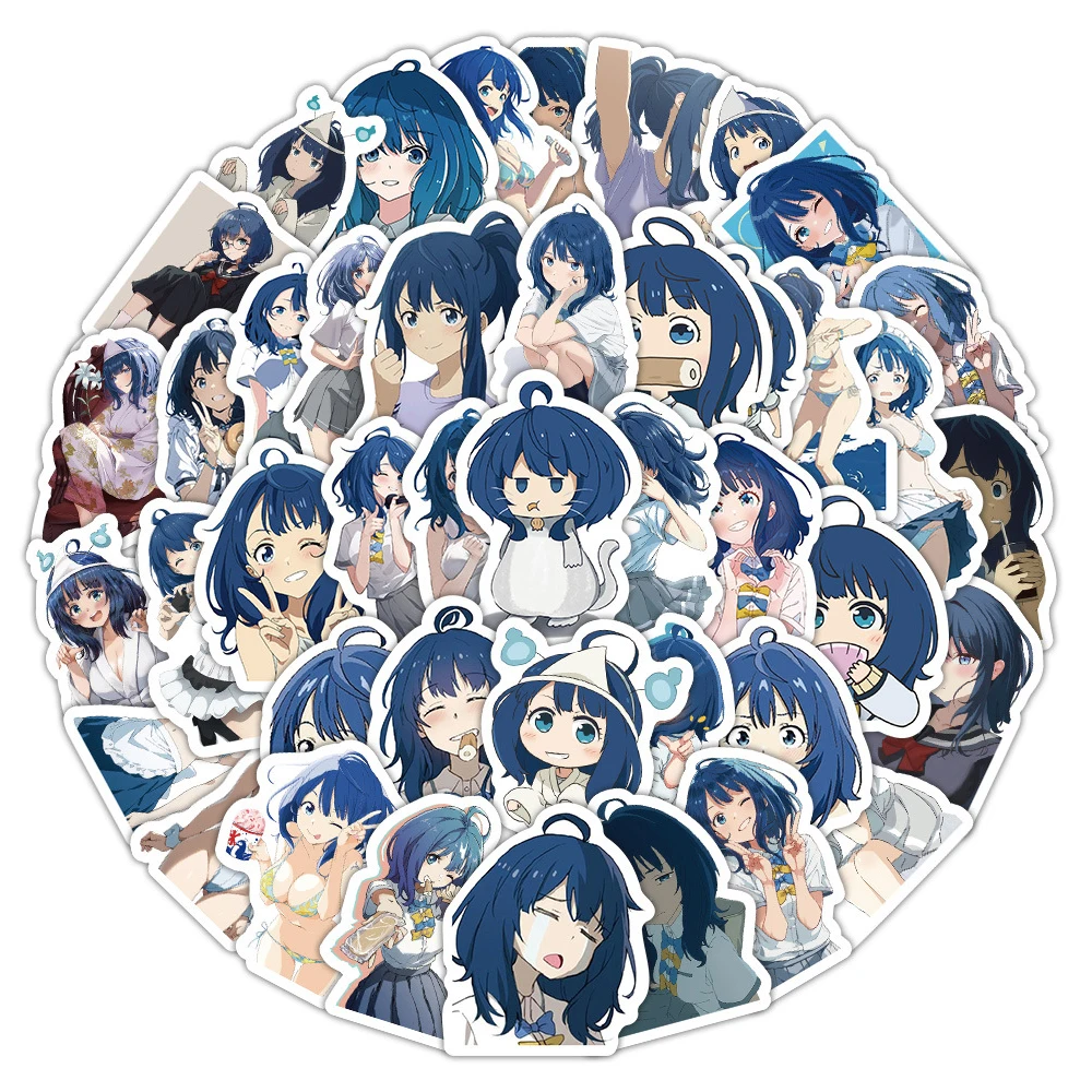 10/30/60 шт. Аниме Слишком много теряющих героинь Наклейки Милые Янами Анна Наклейка