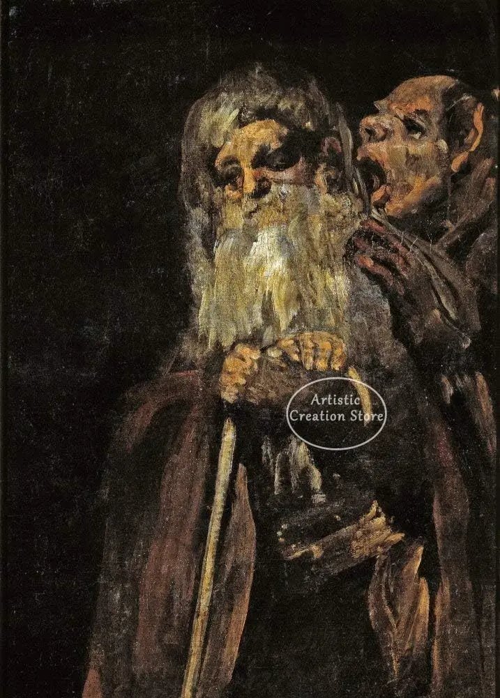 

Картина на холсте с изображением ведьмаков Sabbath от Francisco De Goya The Colossus, постеры с классическим портретом, настенные картины, декор для комнаты