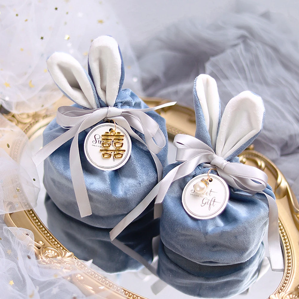 

easter decoration 2022 Happy easter 1/5Pcs bunny bag Gift Packing Bags as a gift to easter decorations 2022 for girl women