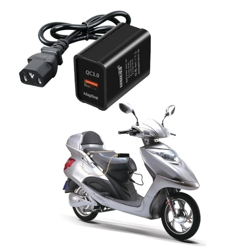 Фото E-Bike USB-зарядное устройство выход 5V 3A для мобильных телефонов вход DC36-150V для электрического велосипеда №4