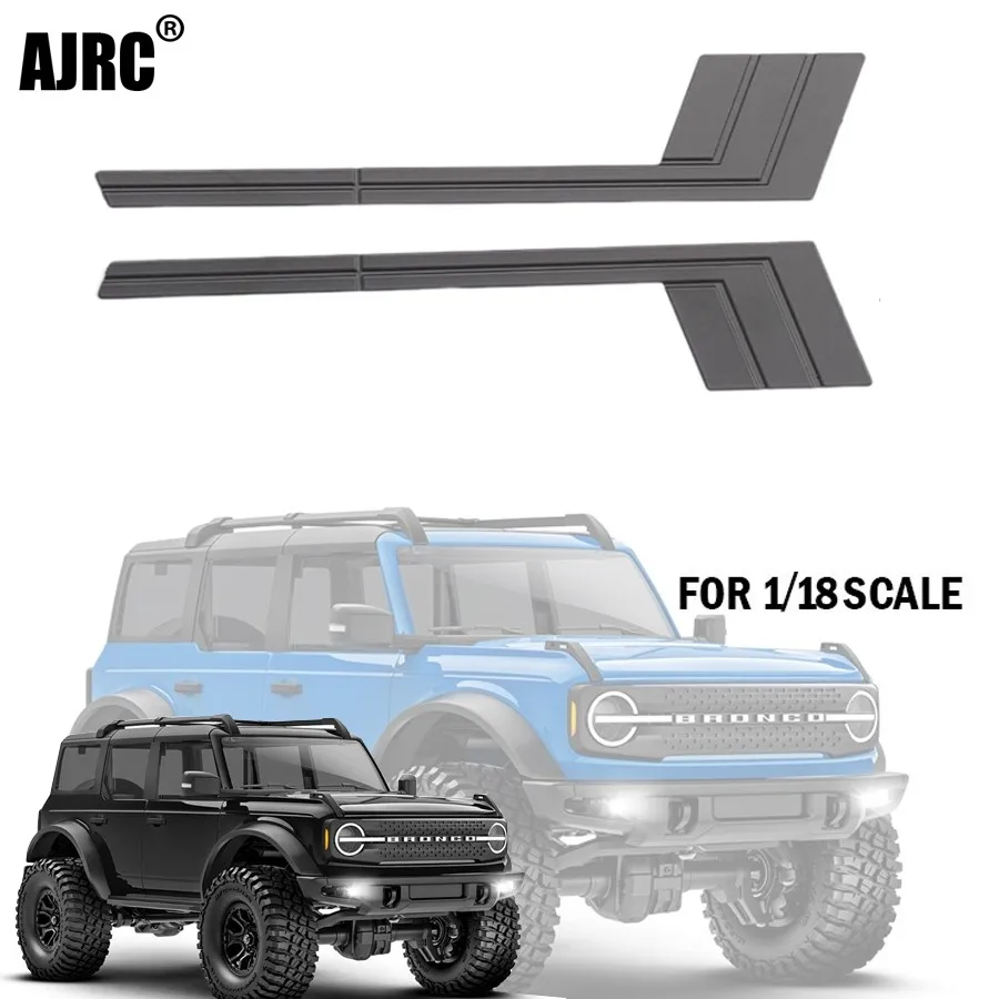 

Shell Side Skirt Decorative Lens Mirror Stainless Steel Shell Metal Crash Plate Type B For 1/18 Trax Trx-4m Bronco Trx4m