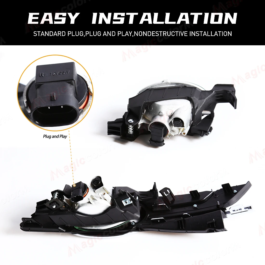 Светодиодные противотуманные фары для Honda Odyssey 2014 2015 2016 2017 передние дневного